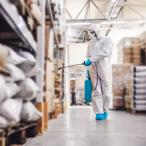 Reiniging productieruimtes