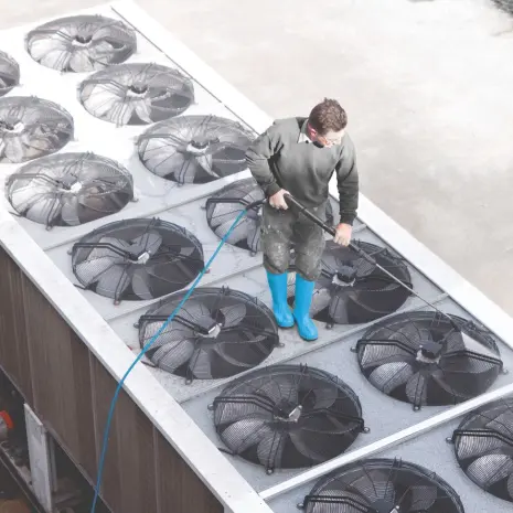 Verdamper en condensor reiniging